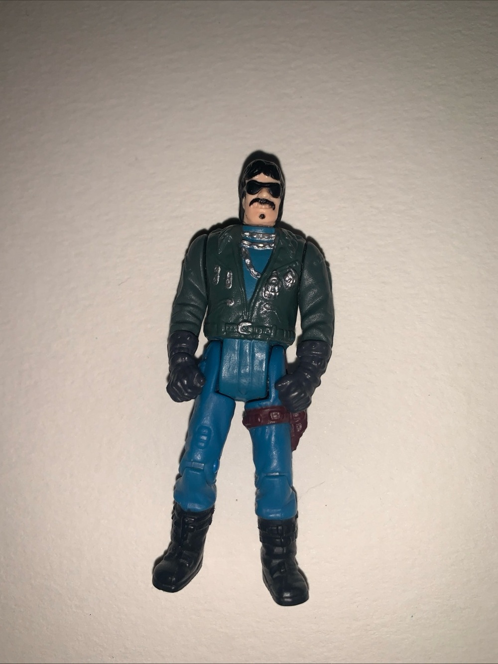 Vintage 1985 M.A.S.K. SLY RAX Venom Piranha driver Figure Only W/out Mask KENNER